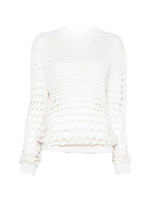 Chloé open-knit sweater - White - zdjęcie produktu nr 1