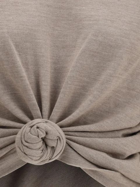 Magda Butrym knot-detail sweater - Neutrals