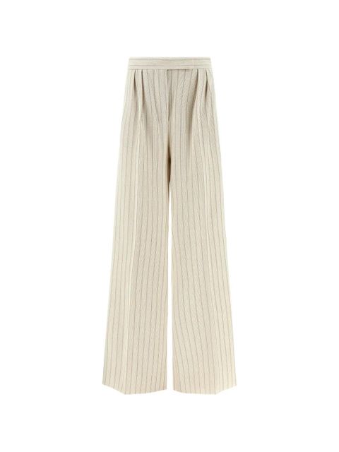 Max Mara Mxmosso palazzo pants - White - zdjęcie produktu nr 1