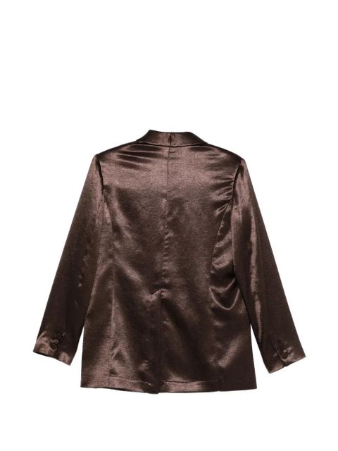 Alysi shiny smoking jacket - Brown - zdjęcie produktu nr 2