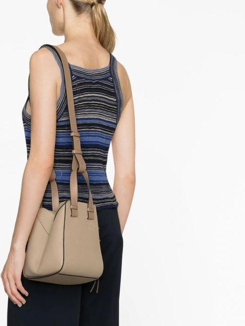 LOEWE Hammock grained shoulder bag - Neutrals