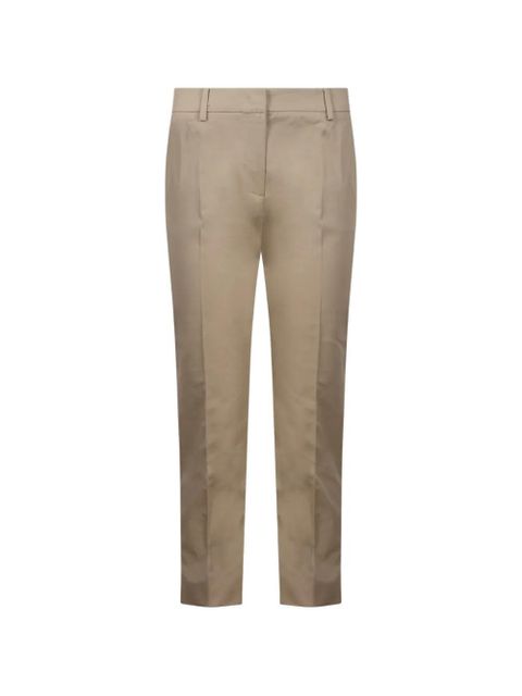 Weekend Max Mara slim-fit cotton-gabardine trousers - Neutrals - zdjęcie produktu nr 1