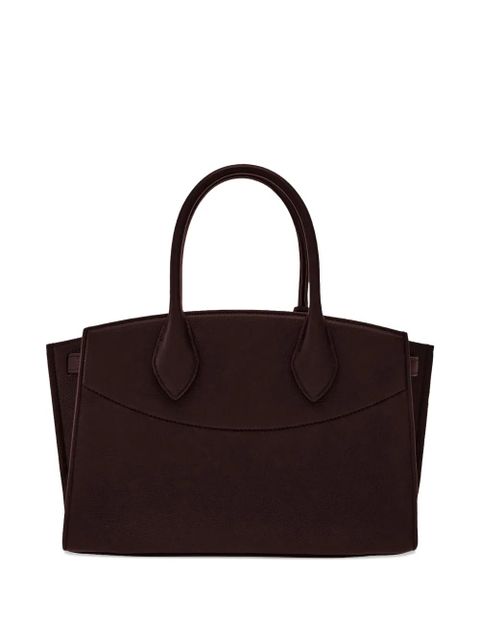 Ferragamo Gancini-buckle tote bag - Brown