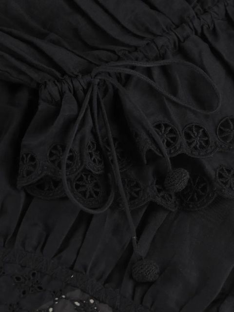 ISABEL MARANT broderie-anglaise ruffled blouse - Black