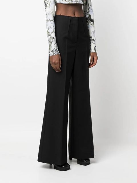 Givenchy high-waisted flare-leg trousers - Black