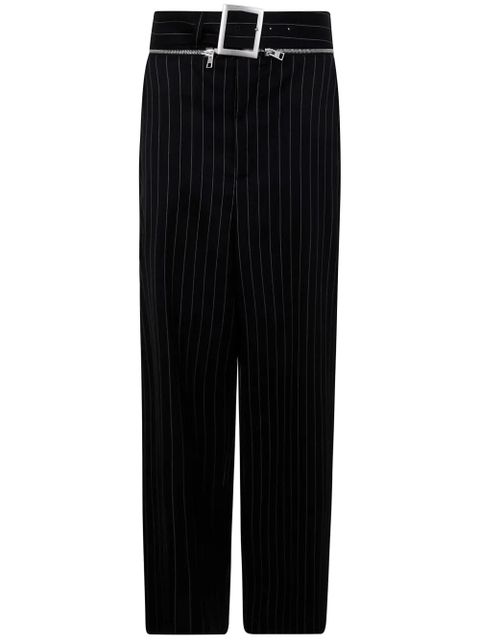 Jean Paul Gaultier striped trousers - Black - zdjęcie produktu nr 1