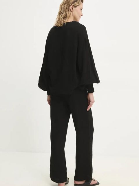 Answear.LAB komplet bawełniany damski kolor czarny
