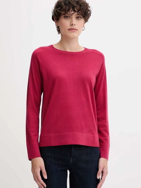 United Colors of Benetton sweter wełniany damski kolor różowy lekki 11AHD10CV - zdjęcie produktu nr 1