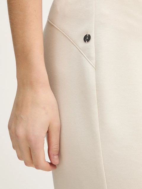 Joseph Ribkoff spodnie dresowe damskie kolor beżowy gładkie 261606 - zdjęcie produktu nr 2