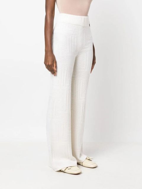 Lanvin knitted cashmere trousers - Neutrals