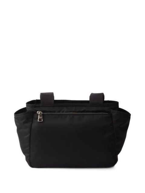 Prada Re-Nylon logo-detail tote bag - Black