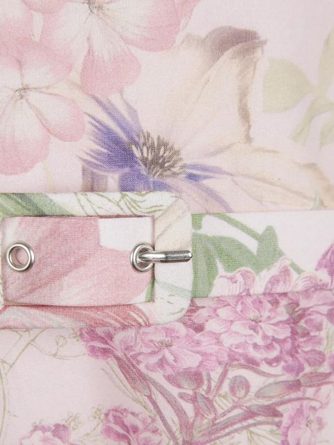 Charo Ruiz Ibiza floral-print belted dress - Pink