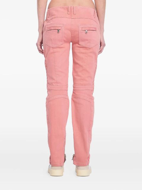 Balmain panelled jeans - Pink