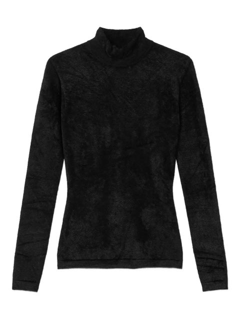 Versace high-neck embellished sweater - Black - zdjęcie produktu nr 1
