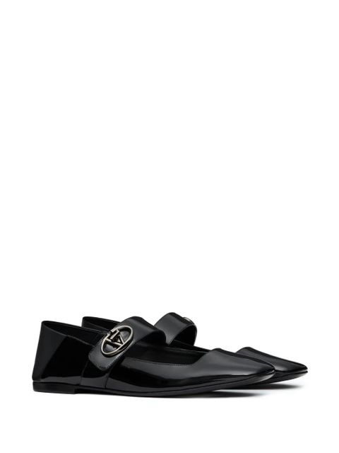 Valentino Garavani VLogo Locket Mary-Jane ballet flats - Black - zdjęcie produktu nr 2