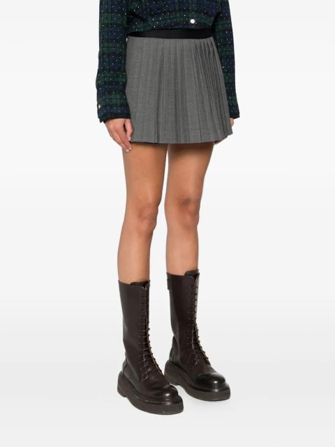 Maje box-pleated skirt - Grey - zdjęcie produktu nr 2