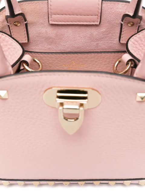 Valentino Garavani small Rockstud tote bag - Pink