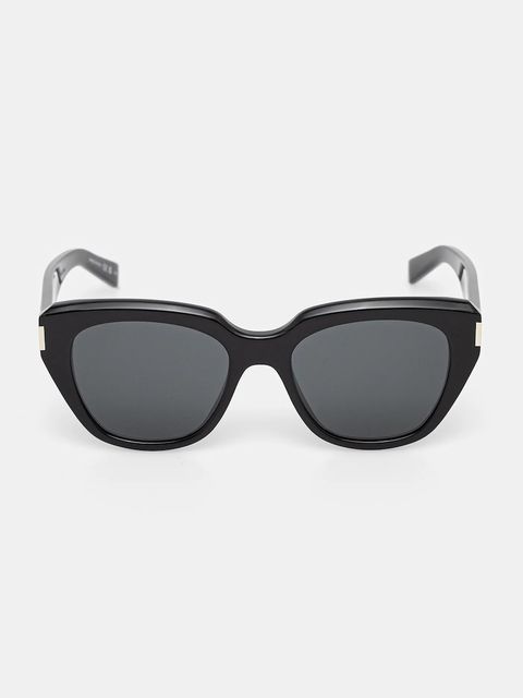 Saint Laurent okulary przeciwsłoneczne damskie kolor czarny SL 827