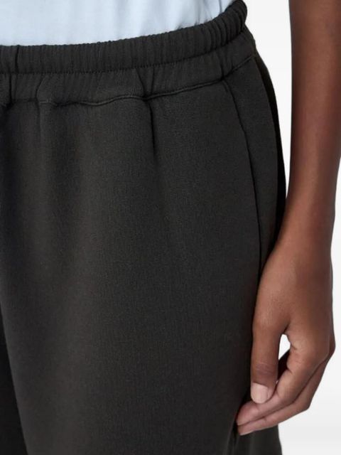 The Row elasticated-waistband French terry shorts - Black