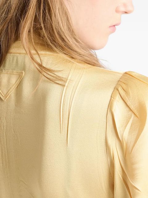 Prada satin crepe dress - Yellow