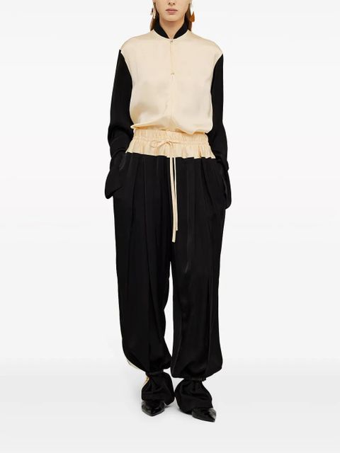 Jil Sander panelled drawstring straight-leg track pants - Black - zdjęcie produktu nr 2