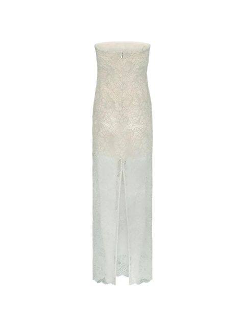 ROTATE BIRGER CHRISTENSEN lace strapless dress - Neutrals - zdjęcie produktu nr 2