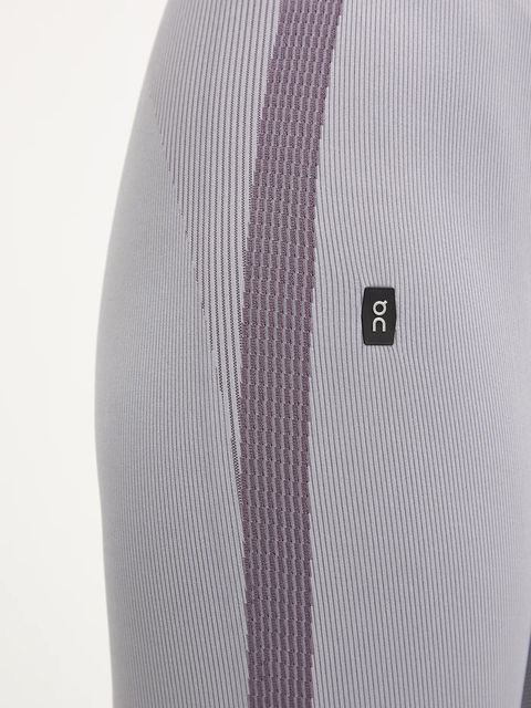 On legginsy do jogi Studio damskie kolor fioletowy wzorzyste 1WF10353857