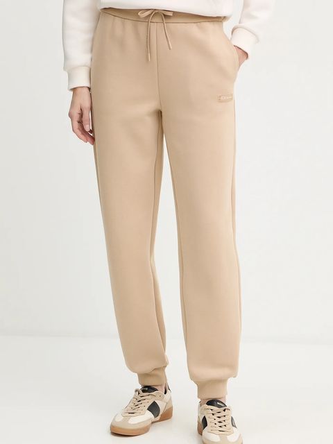 Armani Exchange spodnie dresowe kolor beżowy gładkie XW001287 AF16134 - zdjęcie produktu nr 1