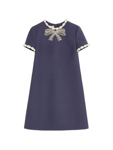 Valentino Garavani Crepe Couture mini dress - Blue - zdjęcie produktu nr 1