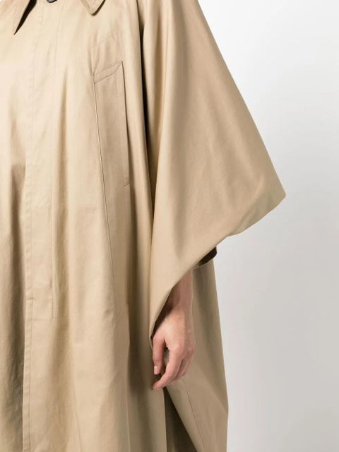 MM6 Maison Margiela single-breasted trench coat - Neutrals