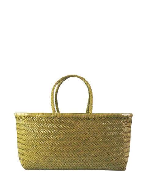 DRAGON DIFFUSION small Triple Jump woven-design tote bag - Green - zdjęcie produktu nr 2