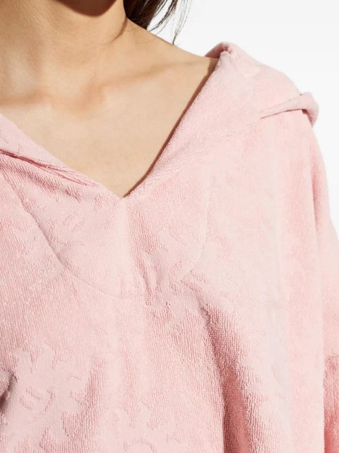 Hunza G Sunny hooded poncho - Pink