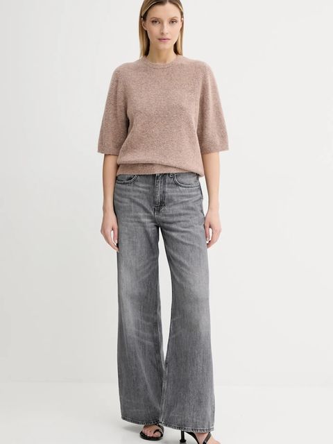 Gestuz sweter wełniany damski kolor pomarańczowy lekki 10909996 - zdjęcie produktu nr 2