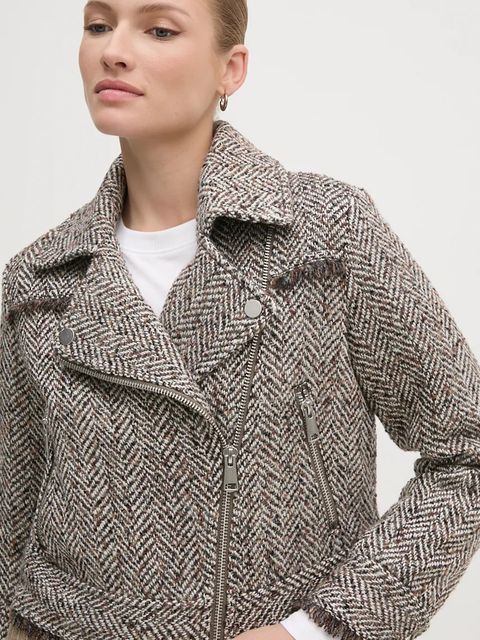 Sisley kurtka z domieszką wełny