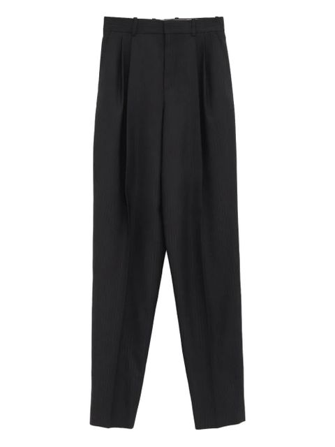 Chloé pinstripe pleated trousers - Black - zdjęcie produktu nr 1