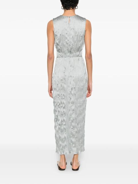 STAUD Mizu pleated dress - Green