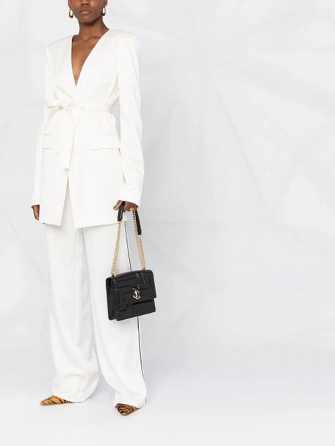 Jimmy Choo Avenue Quad quilted shoulder bag - Black - zdjęcie produktu nr 2