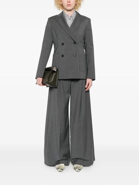 Weekend Max Mara double-breasted patch-pocket jacket - Grey