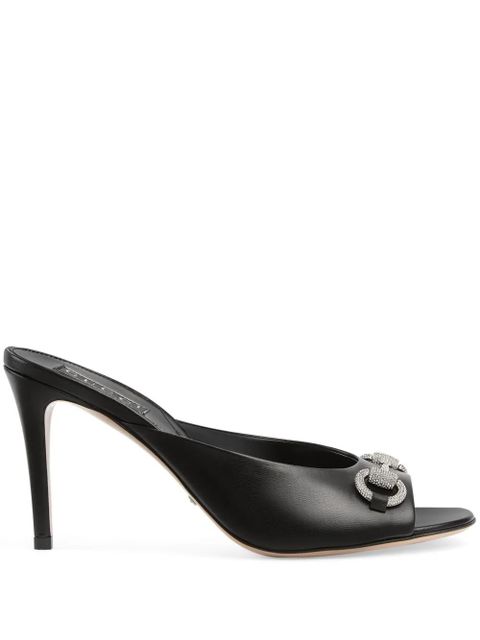 Gucci 90mm Horsebit sandals - Black - zdjęcie produktu nr 1