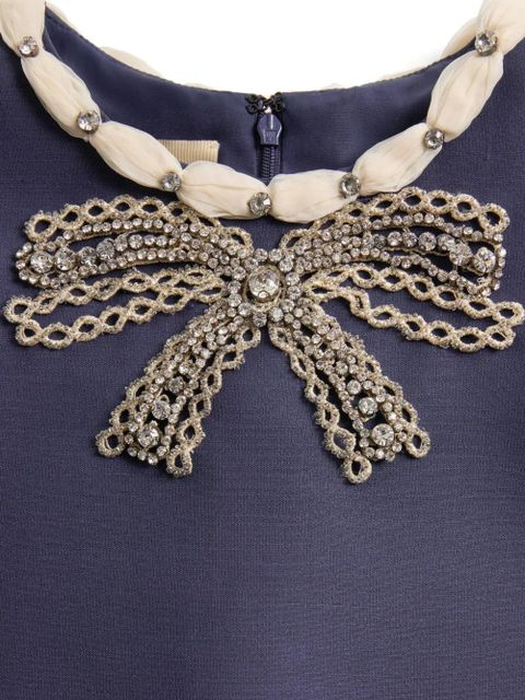 Valentino Garavani Crepe Couture mini dress - Blue