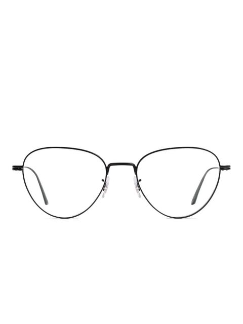 KHAITE oval-frame glasses - Black - zdjęcie produktu nr 1