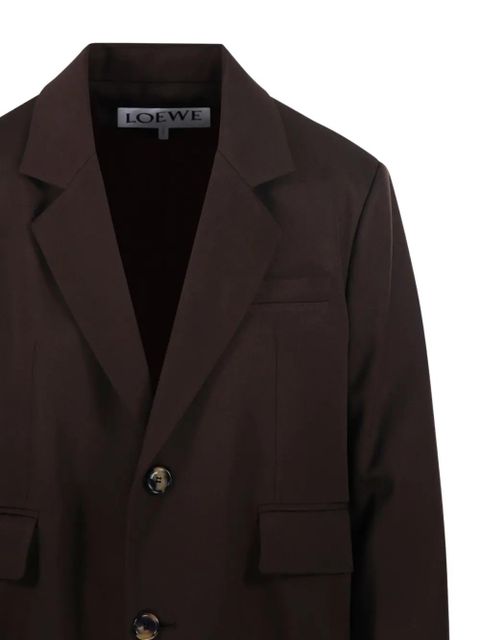 LOEWE button-up blazer - Brown