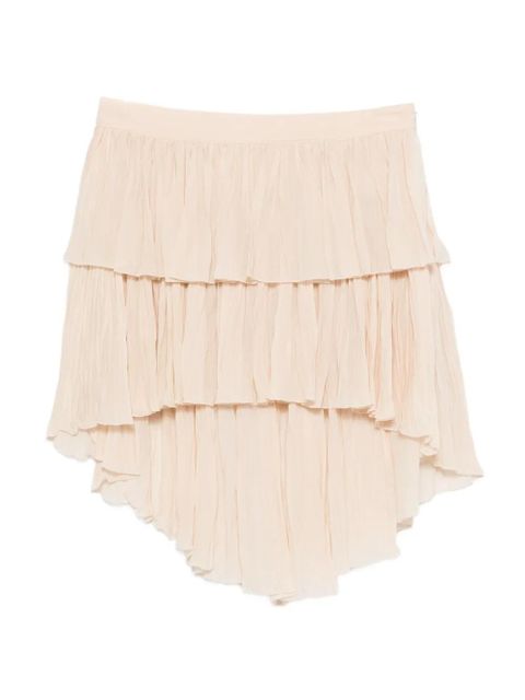 Blumarine tiered ruffled mini skirt - Neutrals - zdjęcie produktu nr 1