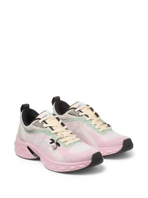 Jimmy Choo Diamond Run pearl-embellished sneakers - Pink - zdjęcie produktu nr 2