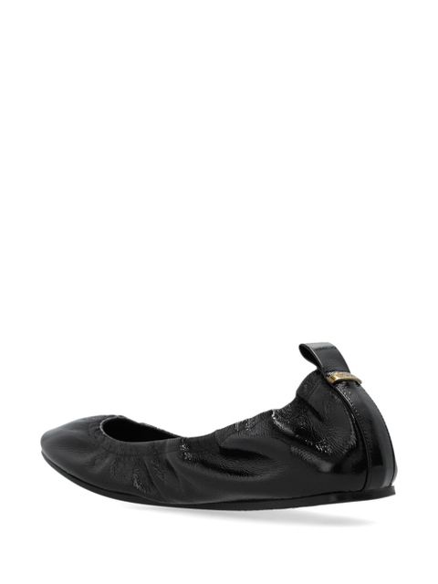 ISABEL MARANT Belna leather ballerina shoes - Black