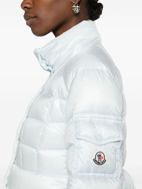 Moncler Aminia logo-patch padded jacket - Blue