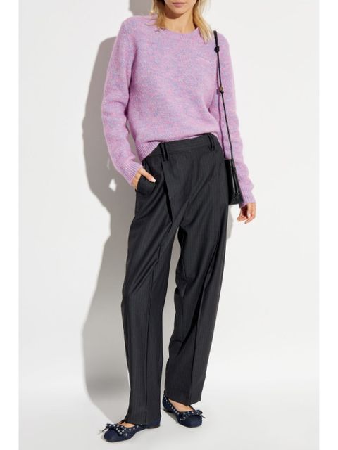 GANNI mélange effect jumper - Pink - zdjęcie produktu nr 2