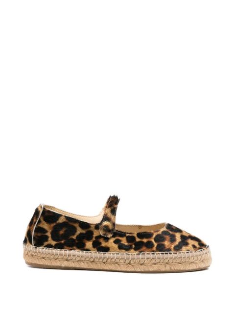 Manebi leopard-print touch-strap espadrilles - Neutrals - zdjęcie produktu nr 1