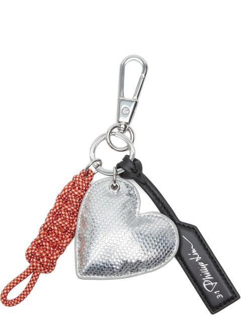 3.1 Phillip Lim heart braid keyring - Silver - zdjęcie produktu nr 1