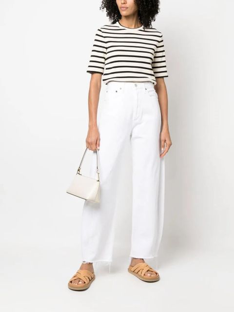 Jil Sander striped cotton T-shirt - Neutrals - zdjęcie produktu nr 2